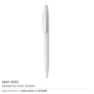 Antibacterial Icon Green Maxema Pen - Image 3