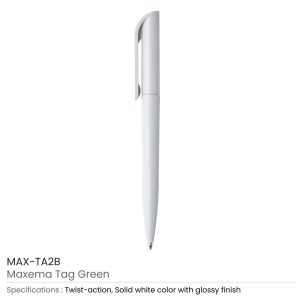 Antibacterial Pens Tag Green, Maxema Brand - Image 3