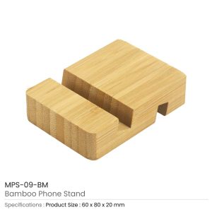 Promotional Bamboo Phone Stand 09 - Image 3