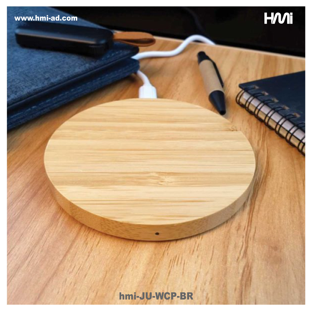 Bamboo Wireless Charging Pad | Promotional Eco-friendly Gift ...