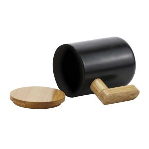 Black Bamboo and Ceramic made Coffee Mug - Image 4