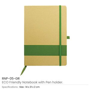 Eco-Friendly Notebooks with Pen Holder - Image 4