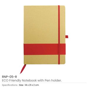 Eco-Friendly Notebooks with Pen Holder - Image 3