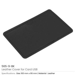 Leather Cover for Card USB - Image 3