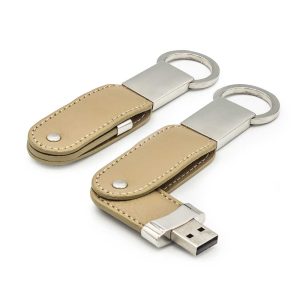 Leather Key Chain USB Flash - Image 1