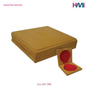 Medal Wooden Box 67 | Wooden box with logo in Germany | Swag with logo in Germany | Giveaway box in Germany | hmi-267-WB