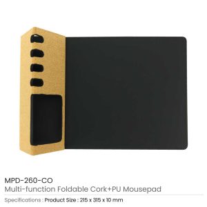 Promotional Foldable Cork Mousepad - Image 3
