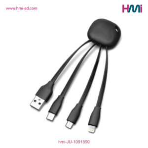 Multi charging cable with logo | Promotional Multi charging cable with branding in Germany | Gift items in Germany | hmi-JU-1091890