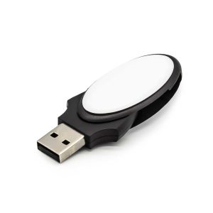 Oval Swivel 4GB USB Flash Drives - Image 1