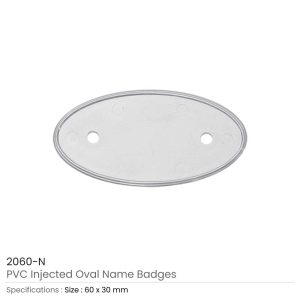 PVC Injected Oval Name Badges - Image 4