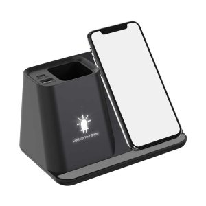 Promotional Multifunction Desktop Pen Holder - Image 5