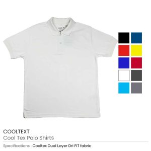 CoolText Polo Shirts 100% Cotton Material - Image 3