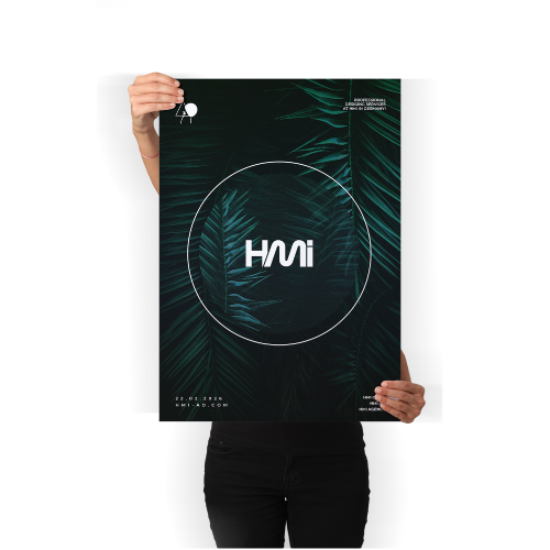 Poster printing in Germany with HMi | HMi offers Poster designing and printing in Germany with top prices and high quality for events and concerts | Top printing products for events and concerts