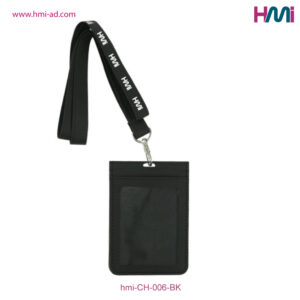 Promotional Card holder in Germany | Leather Card holder with logo in Germany | hmi-CH-006-BK-02