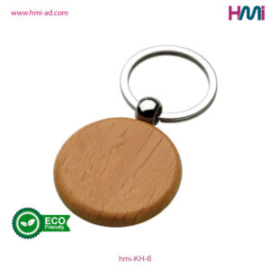 Promotional Keychains in Germany | Eco-friendly round keychain with custom logo in Germany | hmi-KH-6