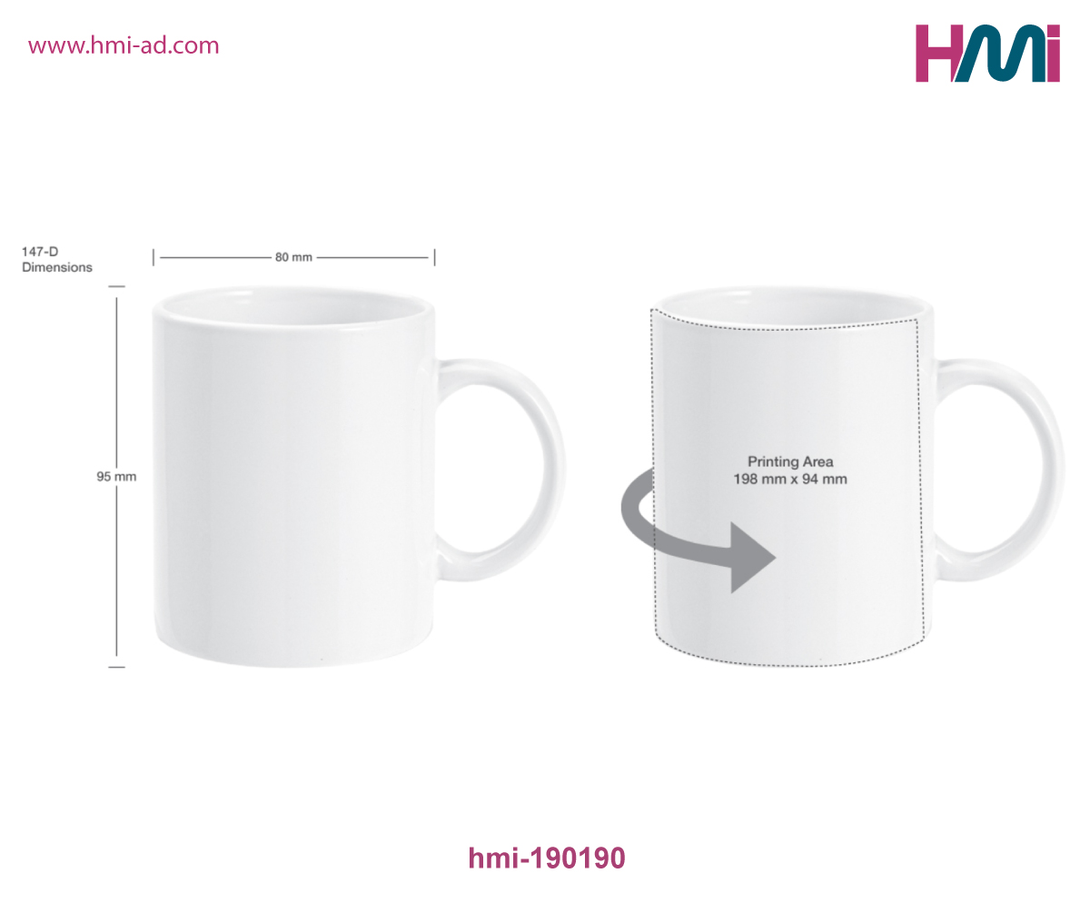 Promotional Mug in Germany | Promotional Mug with logo printing | Promtional Ceramic Mugs with branding in Germany | Print logo on Mugs in Germany with fast delivery | Order Mugs with logo on hmi-ad | hmi-190190