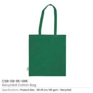 Recycled Cotton Bags, Durable Long Strap - Image 13