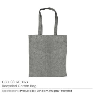 Recycled Cotton Bags, Durable Long Strap - Image 12