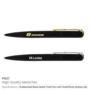 Rubberized Metal Pens - Image 5