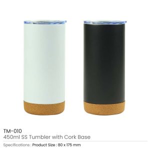 Travel Tumbler with Cork Base - Image 3