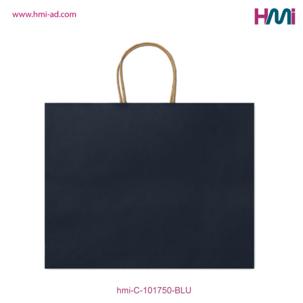 Shopping Paper Bag 50 | Printable Paper shopping bag 50 | Customized Paper bag 50 | hmi-C-101750-BLU