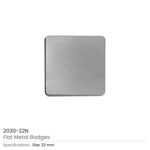 Square Flat Metal Badges - Image 3