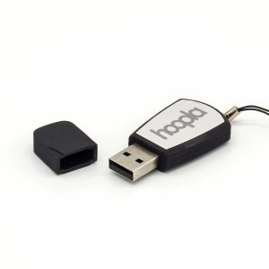 Black Rubberized USB Flash - Image 2