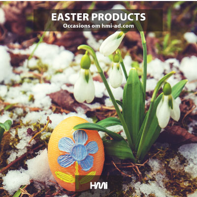 Promotional prodcts for occasions in Germany | Promotional gift items with logo printing for easter in Germany on hmi-ad | Gift items with branding optins in Germany for easter