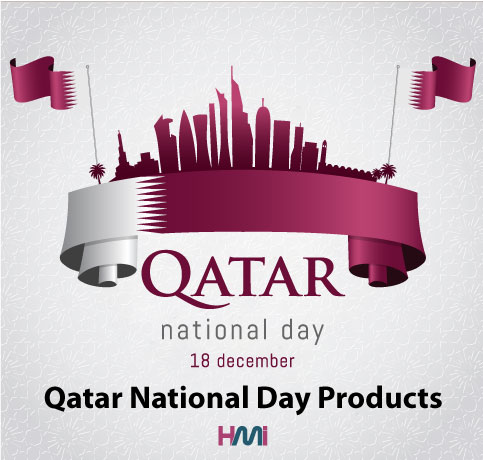 Qatar national day gift items branded with logo | Qatar giveaways | Qatar national day promotional gift items with printing options from HMi