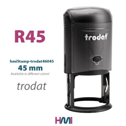 trodat R45 - Trodat round stamp making in Germany with HMi | Order round stamps in Germany to hmi-ad