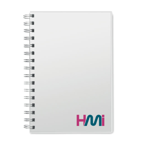 Promotional Notebooks with custom logo and design in Germany | Print your business name on notebooks in Germany | Promotional Gift items with Logo in Germany on hmi-ad