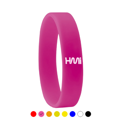 Promotional Wristband with your logo | Print logo on plastic wristband in Germany at hmi-ad | Promotional giveaways with logo in Germany