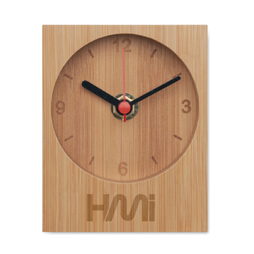 Promotional eco friendly table clock | Promotional eco-friendly gift items in Germany with express delivery