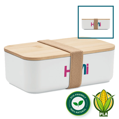 Promotional lunch box with logo in Germany | Promotional Bamboo lunch box | Eco-friendly gift items in Germany | Bamboo made Gift items in Germany on hmi-ad