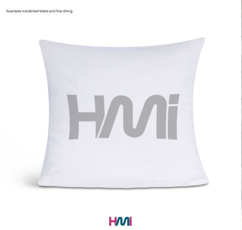 Promotional gift items for hotels in Germany | Print logo on pillow in Germany at to pprices | Printing services in Germany on hmi-ad