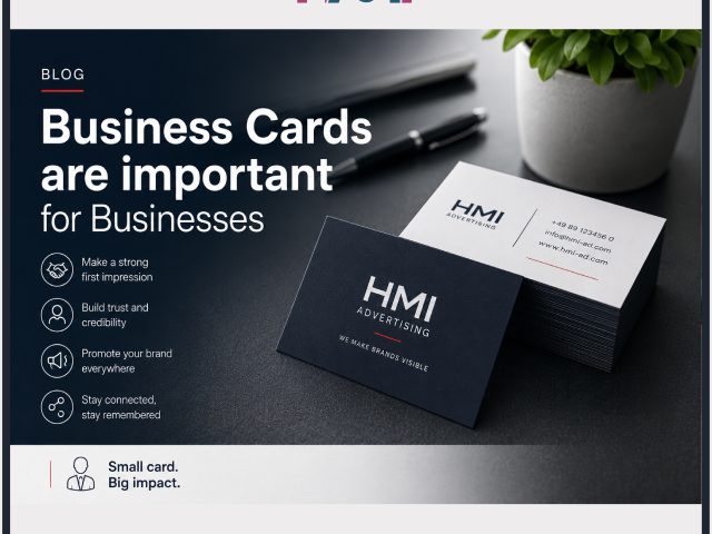 Business Cards are important for Businesses Blog | HMi GmbH | hmi-ad