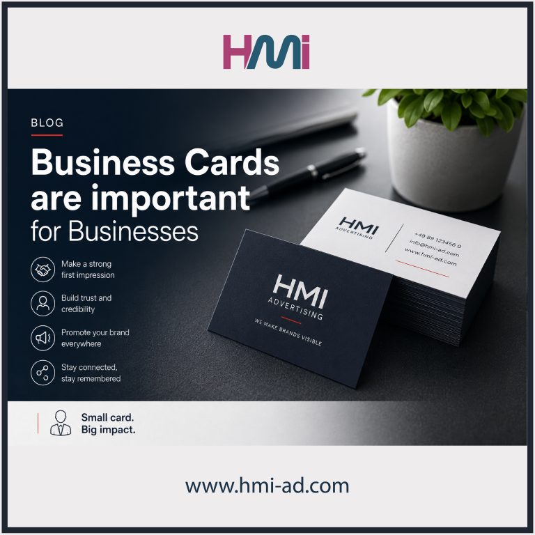 Business Cards are important for Businesses Blog | HMi GmbH | hmi-ad