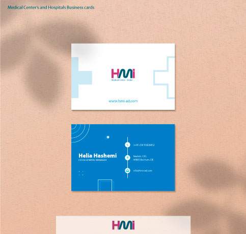 Printing products for hospitals in Germany | Business cards for doctors and medical centres in Germany with HMi | Printing services for doctors in Düsseldorf | Order professional business cards designs unprinted in Germany with HMi