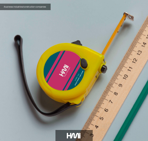 Printable Measuring tape in Germany | Print logo on promotional Measuring tape with top prices on hmi-ad | Advertising products for construction companies | Advertising products for business industries in Germany