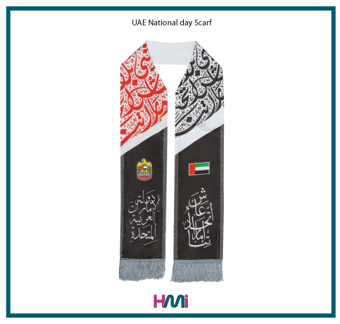 Uae national day scarf | Uae national day gift items | Uae national day promotional gift items | Promotional gift items national day in UAE with HMi