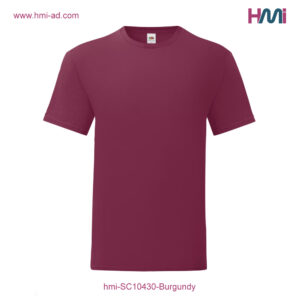 Print logo on T-shirt in Germany | Print logo on Textiles in Germany - Commercial T-Shirt with branding in Germany | Print logo on Textile in Germany with hmi-ad | hmi-SC10430-Burgundy
