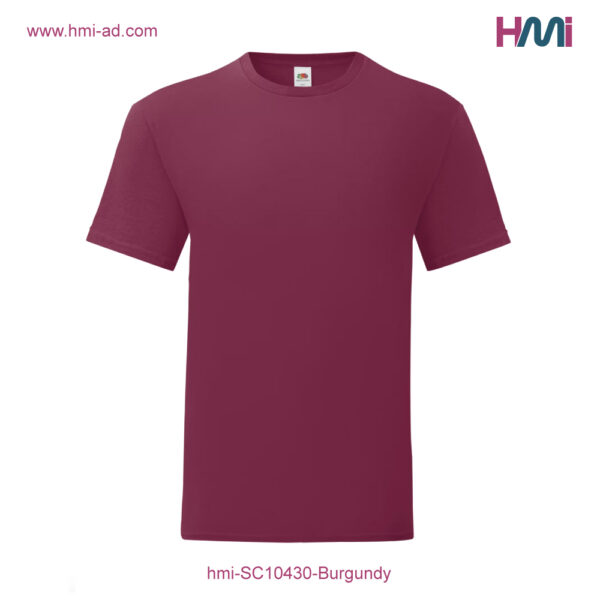 Print logo on T-shirt in Germany | Print logo on Textiles in Germany - Commercial T-Shirt with branding in Germany | Print logo on Textile in Germany with hmi-ad | hmi-SC10430-Burgundy