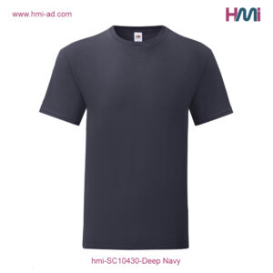 Print logo on T-shirt in Germany | Print logo on Textiles in Germany - Commercial T-Shirt with branding in Germany | Print logo on Textile in Germany with hmi-ad | hmi-SC10430-Deep Navy