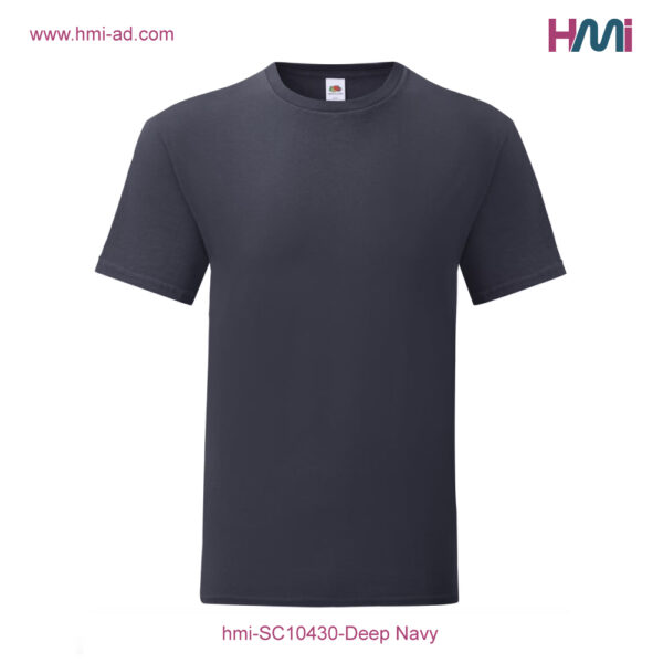 Print logo on T-shirt in Germany | Print logo on Textiles in Germany - Commercial T-Shirt with branding in Germany | Print logo on Textile in Germany with hmi-ad | hmi-SC10430-Deep Navy