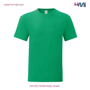 Print logo on T-shirt in Germany | Print logo on Textiles in Germany - Commercial T-Shirt with branding in Germany | Print logo on Textile in Germany with hmi-ad | hmi-SC10430-Kelly Green