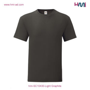 Print logo on T-shirt in Germany | Print logo on Textiles in Germany - Commercial T-Shirt with branding in Germany | Print logo on Textile in Germany with hmi-ad | hmi-SC10430-Light Graphite