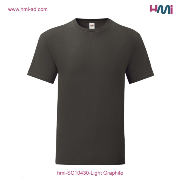 Print logo on T-shirt in Germany | Print logo on Textiles in Germany - Commercial T-Shirt with branding in Germany | Print logo on Textile in Germany with hmi-ad | hmi-SC10430-Light Graphite