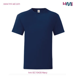 Print logo on T-shirt in Germany | Print logo on Textiles in Germany - Commercial T-Shirt with branding in Germany | Print logo on Textile in Germany with hmi-ad | hmi-SC10430-Navy