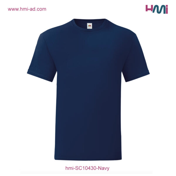 Print logo on T-shirt in Germany | Print logo on Textiles in Germany - Commercial T-Shirt with branding in Germany | Print logo on Textile in Germany with hmi-ad | hmi-SC10430-Navy