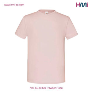 Print logo on T-shirt in Germany | Print logo on Textiles in Germany - Commercial T-Shirt with branding in Germany | Print logo on Textile in Germany with hmi-ad | hmi-SC10430-Powder Rose